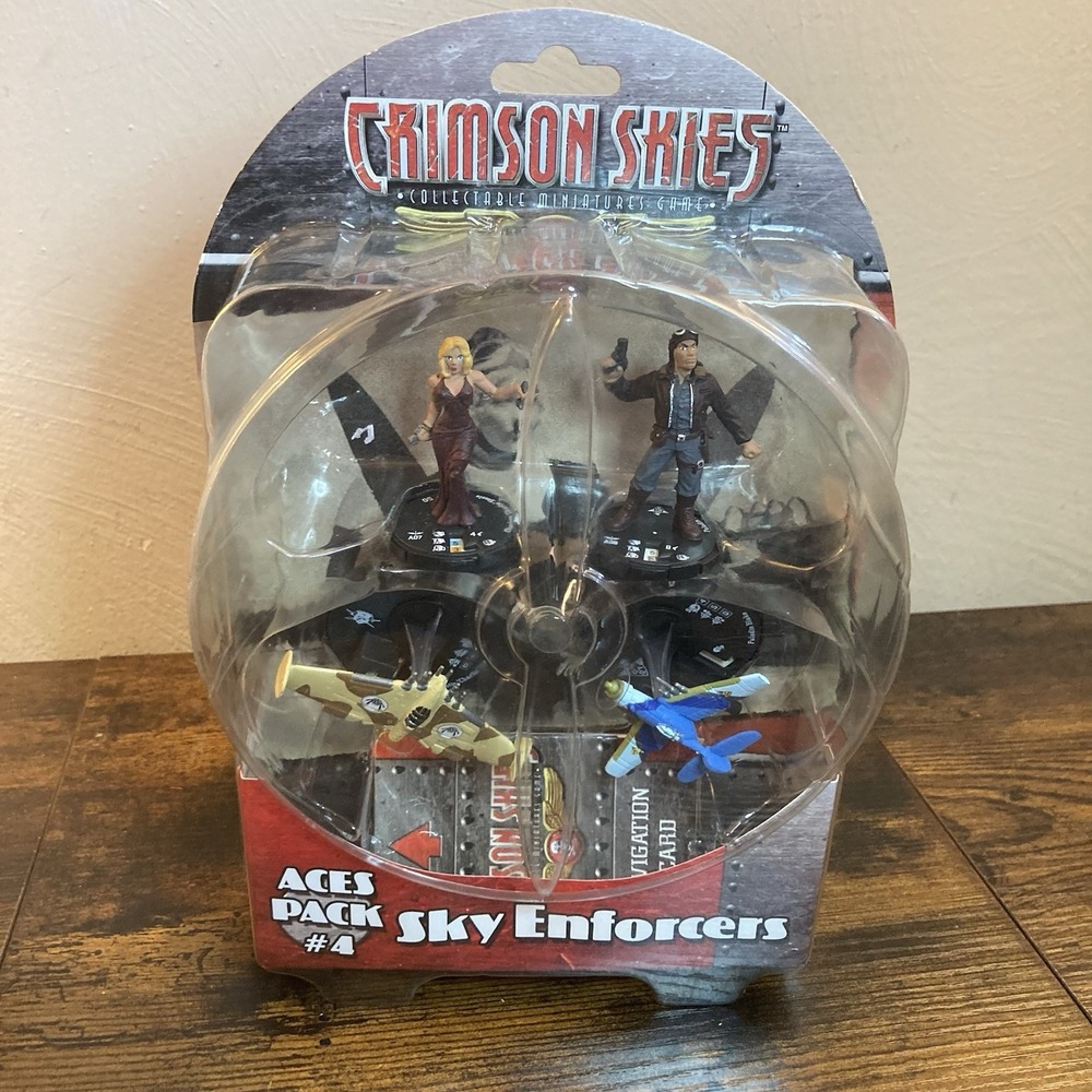 WizKids Crimson Skies Aces Pack #4 - Sky Enforcers Pack VG/Mint